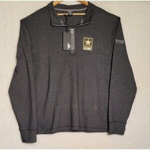 Landway Army Logo Jacket‎ Sweatshirt XL  New NWT Waterproof 1/4 Zip 0769